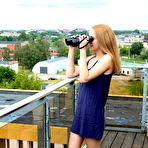 First pic of Faina - Excited hottie masturbates after spying on neighbors - Spicy Nubiles