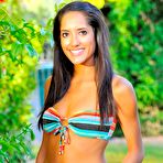 First pic of Lithe Latina Chloe Michele exposes her fantastic body outdoors and teases the guys