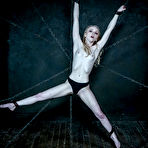 Third pic of SexPreviews - Alice in Dallas petite blonde bound in chains her ass spanked red