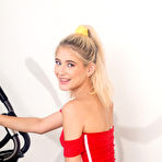 First pic of Jessie Saint Sexy Blonde in Red