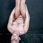 Second pic of SexPreviews - Brooke Bliss red dress blonde is bound in rope her shaved pussy exposed