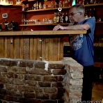 Fourth pic of Hottie Anna Rose let old lover stretch her wet pussy in bar Video - The Pornstar