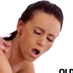 Fourth pic of Tanned brunette facialized after amazing sex with old boss Video - The Pornstar