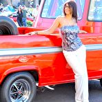 Third pic of Playful Asian Kalila FTV releasing big boobs and shaking them for the public