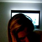 Second pic of Amateur blonde giving deepthroat, gaggin BJ at AmateurPorn.me