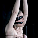 Second pic of SexPreviews - Audrey Holiday busty petite is hogtied in rope her ass filled with pussy exposed