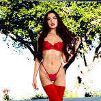 First pic of Sabina Rouge in Red