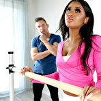 Second pic of Sommer Isabella bounces up and down all over her dance instructor's rock hard cock