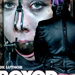 First pic of SexPreviews - Lex Luthor in pink dress and bound in leather straight jacket boxed and toyed to orgasm