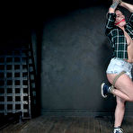 Third pic of SexPreviews - Aspen OHara busty blonde bound in rope her pussy toyed and ass filled