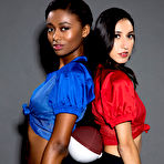 First pic of Deisy Leon and Jahla undressing each other after the Super Bowl