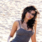 Fourth pic of Beautiful black MILF playing with her shaved pussy