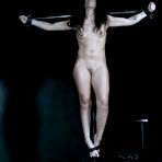 Fourth pic of SexPreviews - Victoria Voxxx curly housewife unable to use her hands is bound by maledom in dungeon