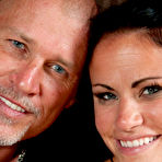 Fourth pic of SexPreviews - Ashli Ames busty submissive brunette is rope bound with red ballgag for fucking by maledom Mark Davis