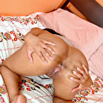 Second pic of Loni Legend Cute Ebony Spreads in Bed