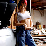 Fourth pic of Hot Asian slut in coveralls exposes big tits @ Idols69.com... Always more then you expect! 