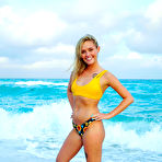 First pic of Winter Cute Wet Bikini Babe