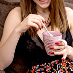 First pic of Kiere Busty Inked Teen Strips
