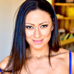 Second pic of Cassie Del Isla in Blue Lingerie
