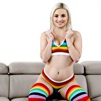 Third pic of Aria Banks tiny big ass blonde filled with a big cock – Tiny4K Teens