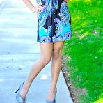 First pic of Bosomy Asian Kalila FTV bares off tits and toy fucks pussy right in the street