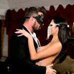 Second pic of Azul Hermosa fucks another man at a mysterious and kinky party