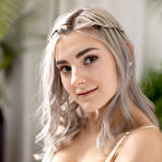 First pic of Eva Elfie Cute Teen Strips on Sofa