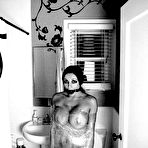 First pic of Audrey Bitoni free pictures and biography at The SexBomb. Audrey Bitoni got wrapped from Head to Toe in Plastic.