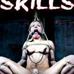 First pic of SexPreviews - Dia Zerva busty blonde is rope bound made to suck cock and nipples clamped