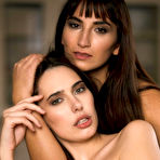 Fourth pic of Katrine Pirs and Sophia Lauren undressing each other in the kitchen