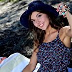 First pic of Monika Dee Fun Brunette in the Outdoors