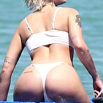 First pic of Halsey Thong Bikini Candid Photos