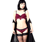 First pic of Melody Clark Pale Brunette in Stockings