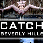 First pic of SexPreviews - Beverly Hills busty brunette on high heels rope bound and pussy toyed to cum