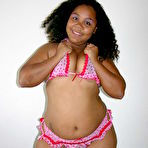 First pic of Chubby dark skinned honey Jessica Allbutt sucks and rides white cock with passion