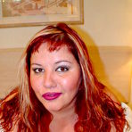 First pic of Fat lady Wonder Tracy gets her pussy tongue fucked after showing off her big titties on the bed