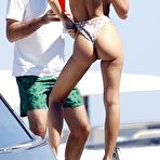 Second pic of Emily Ratajkowski Pussy Lip Slip In A Thong Bikini