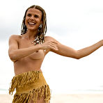 First pic of Jessica Lawson is feeling extra playful today on the beach