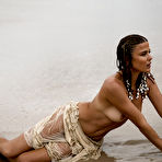 Second pic of Jessica Lawson is feeling extra playful today on the beach