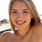 Fourth pic of Briana stripteasing in beach nudes by Errotica Archives | Erotic Beauties