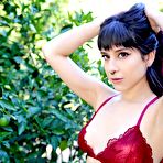 First pic of Redhead beauty Alice Sin stripteasing outdoors for Suicide Girls | Erotic Beauties