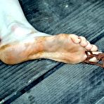 Second pic of Claire Adams gets a wicked bondage treatment with vicious spanking and sex toys & insertions