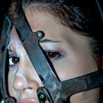 Second pic of SexPreviews - Jade Indica with head in a box is dungeon metal bound and put in water tank