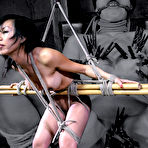 First pic of SexPreviews - Tia Ling hot asian is spread rope bound with naked body clamaped and toyed to orgasm