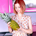 First pic of Anais Nude Redhead in the Kitchen