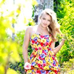 First pic of Alessandra A is the most beautiful blonde teen girl ever and she is posing nude in the nature