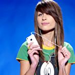 First pic of Brunette with the small tits Mia D is also demonstrating her little shaved pussy