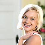 Third pic of Blonde Princess Littlemutt in wet see-through white dress exposes her tight pink love hole