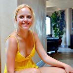 Third pic of FTV Girls Megan Dressing Up For The Big Ten - FTVGirls.com