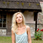 First pic of Skinny nude teen Camelia stripteasing and posing outdoors | Erotic Beauties